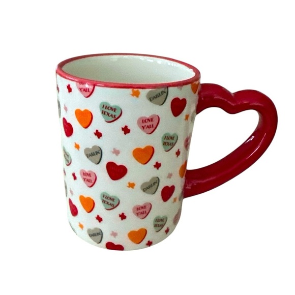 Heb Destination Holiday Valentines Day Conversation Hearts Ceramic Coffee Mug - Picture 8 of 8